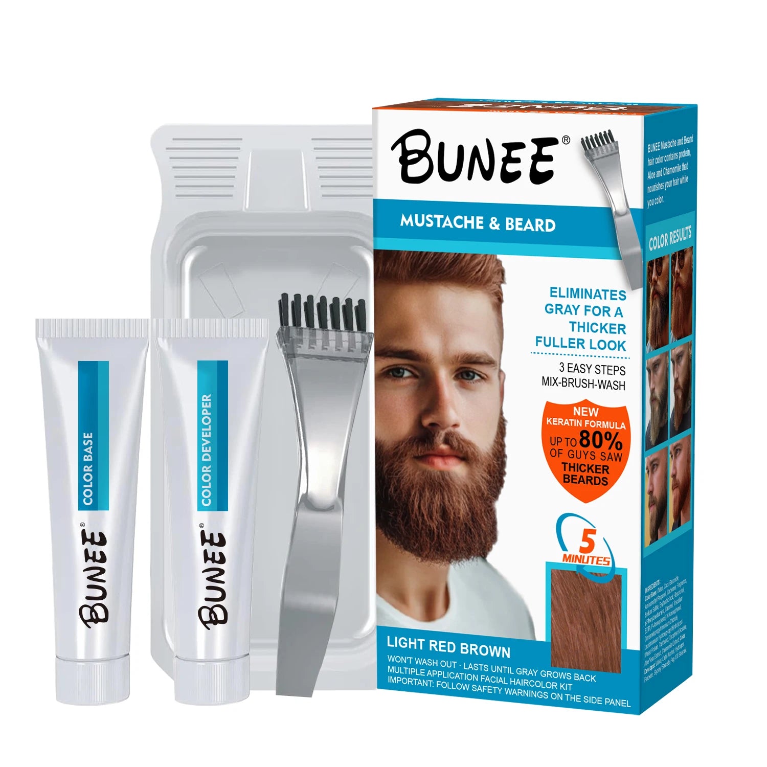 15ml Henna Beard Dye Waterproof Temporary Black Dye Cream Barber Men Women Hair Root Cover Hair Concealer Scalp Beard Cover