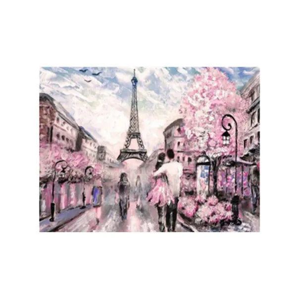 OEM/ODM Diamond Painting Landscape Painting DIY Rhinestone Embroidery Cross Stitch Kit Mosaic for Home Decor Eiffel Tower