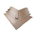 Modern-Style Luxury White Brushed Oak Engineered Timber Flooring 15mm Thick UV Coated for Indoor Living Room Use