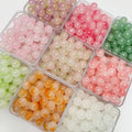 8mm 10mm Transparent Color Round Crystal Glass Beads for Bracelet Earring Necklace Making