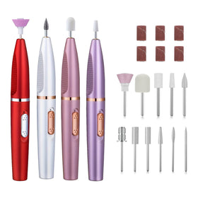Custom Logo Handpiece Cordless Portable High-Speed USB Rechargeable Plastic Nail Drill File Machine