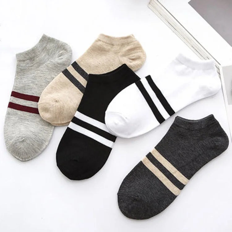 Wholesale Men Cotton Hosiery Solid Color Breathable Short Ankle Socks Casual Sports Socks