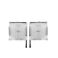 90 Degrees Galvanized Aluminum Alloy Rolling Shutter Doors and Windows 137mm End CoverAccessories Aluminium Side Frame