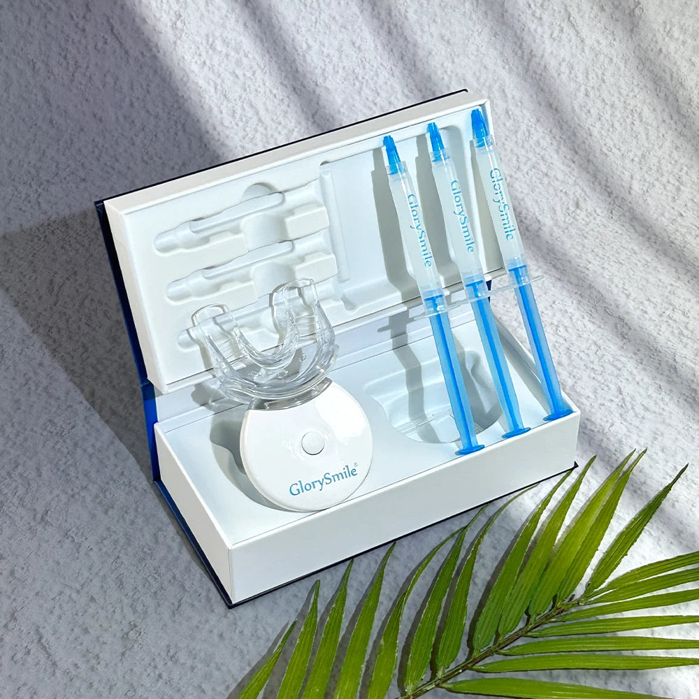 OEM Home Teeth Whitening Kit with Gel & Device PAP Gel Non Sensitive Teeth Bleaching Set Private Package