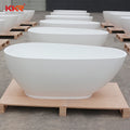 Luxury Artificial Stone Soaking Bathtub Freestanding Spa Shower Tub with 3 Year Warranty for Bathroom Use