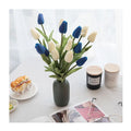 Artificial Tulips Flowers 13.5'' Home Kitchen Wedding Party Decorations Real Touch PU Tulip Flower