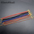 Various Colors Selections Anti Fading Gold Plated 45CM 17.7inches Cotton Material Thread Chain Cord for Jewelry Necklace Making