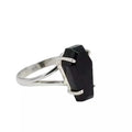 European Punk Ring Jewelry Creative Black Zircon Rings Women Personalize Custom Charm Coffin Rings Men