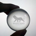 Wholesale Cheap Price 3d Laser Etched Crystal Ball Custom Engraving Logo 40mm Crystal Glass Ball Gifts