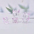EU Luxury Modern Carved Crystal Glass Dragon Figurine Hand Etched Custom ODM OEM Table Decoration