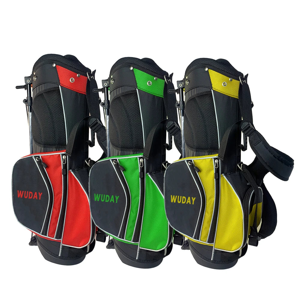 Manufacturer Price Custom Logo Portable Lightweight Junior Mini Nylon Golf Stand Bag for Kids