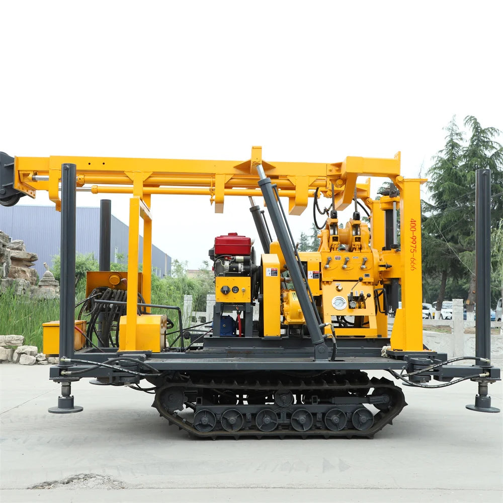 China Drill Rig Hengwang HW 190L Water Borehole Water Drilling Rig Machine Price