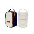 Heat-insulated Portable Stainless Steel Thermal Food Container Bento Lunch Box with Cutlery Git Stew Beaker Smoldering Soup