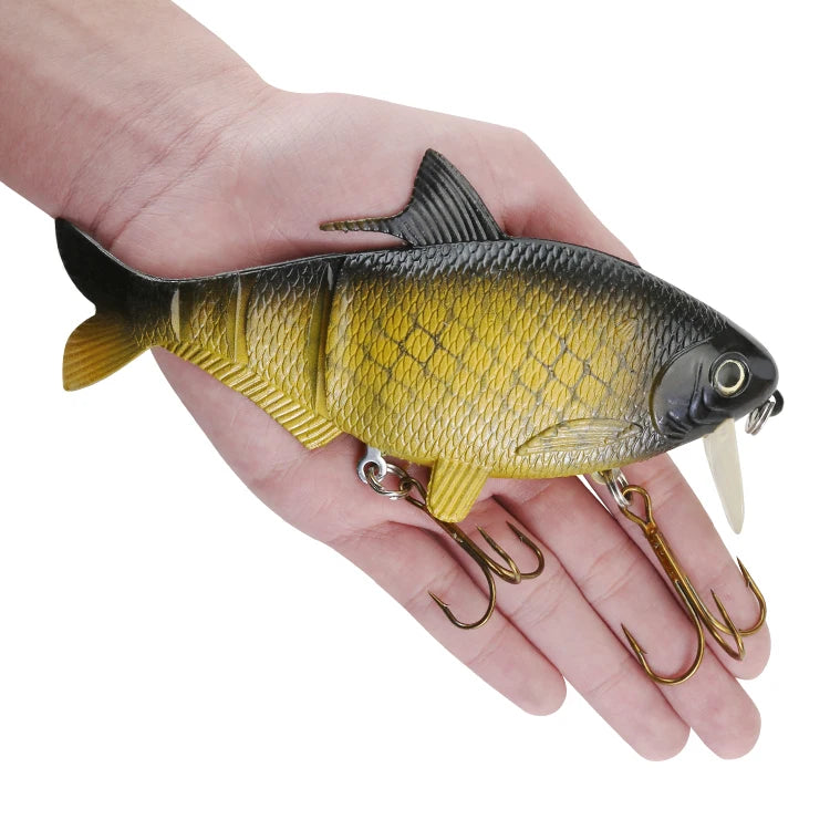 Newbility 18cm 86g PVC Treble Hook Big Game Fishing Lures for Bass
