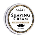 Handmade Men's Shaving Soap Jojoba Oil Infused Cream Gentle and Smooth Beard Foam in Aluminum Box Not Stimulating