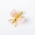 DIY Crystal Handmade Rose Quartz Butterfly Crystal Gemstone Gift