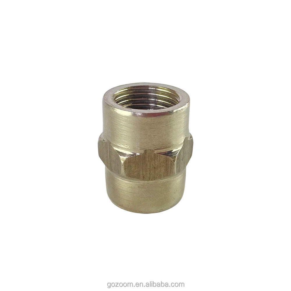 MCBKRPDIO Stainless Steel 1/2" NPT Female X 1/2" NPT Female Coupling Coupler Hex Head Pipe Fitting