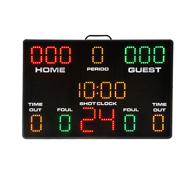 CHEETIE CP43 Waterproof Electronic LED Score Display Board Portable Basketball Sport Scoreboard With Shot Clock