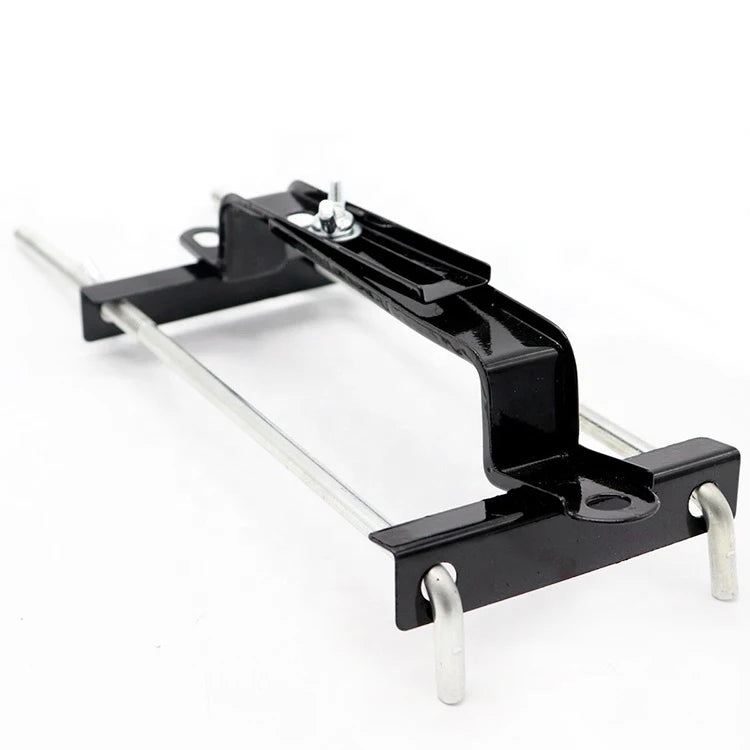 STARMORN Black Plastic+Iron Battery Tray Car Case Clamp Holder Adjustable Down Stable Bracket 13.5-22mm
