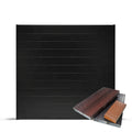 Source Manufacturer Powder Coated 6ft High Main Gate Design Garden Privacy Aluminum Slat Fence Panel Aluminum Fence System