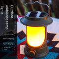 Wholesale New Models  LED Retro Camping Light Portable Solar/USB Charging Multifunctional Courtyard Handheld Hanging Lighting