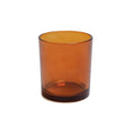 Hot Selling 210ml (7oz) Amber Glass Jar with Metal Lids Wide Mouth Straight Side Round Jar for Home Decoration for Christmas