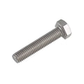 DIN933 304 Stainless Steel Hex Screw Fine Pitch Fine Thread Hexagon Head Bolt Sizes M14*1.5 M16*1.5 Metric System