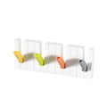 Creative Plastic Piano Hook Door Sticking Type Novelty Key Hanger for Bathroom Kitchen Living Room Bag & Tools Wall Use