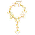 2025 New Arrival Fashion Jewelry Multi-layer Multi Knot Pendant Necklace 18K Gold Plated Women love Knot Long Pendant Necklaces