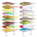 9.5cm 20g in Stock Twintails VIB Soft Vibe Casting Sea Fishing Lure Hooks 3D Printed Lead Softbait VIB Fishing with 3x
