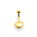 SSeeSY Wholesale 2024 Hot Sale Fashion Jewelry Heart-Shaped Belly Rings Stainless Steel Tarnish Free Jewelry for Women Girl