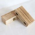 DUNGU Luxury Rectangle Wooden Sunglasses Cases with Cartoon Pattern Customized Packaging Set Hard Design for Decoration