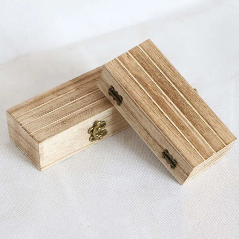 DUNGU Luxury Rectangle Wooden Sunglasses Cases with Cartoon Pattern Customized Packaging Set Hard Design for Decoration