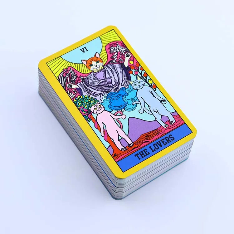 Occult in Vampire Egyptian Tarot in Spanish Magic Cats Tarot Cards Cloth in Russian Spiritual Stickers Angel Oracle Cards