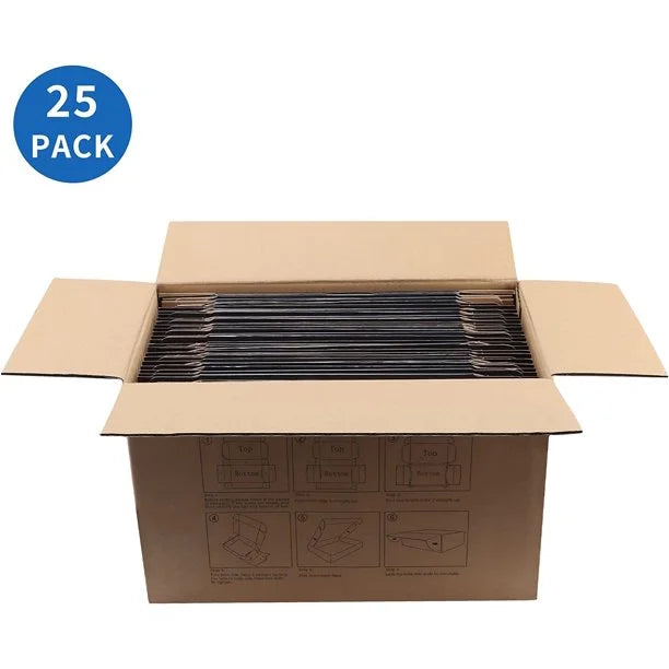 Custom Logo Cardboard  Shipping Boxes Black Paper Corrugated Carton