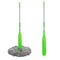 Household Self-Wringing Twist Mops for Floor Cleaning Microfiber Floor Mop With Steel Long Handle Quick-dry Wet Clean Mop