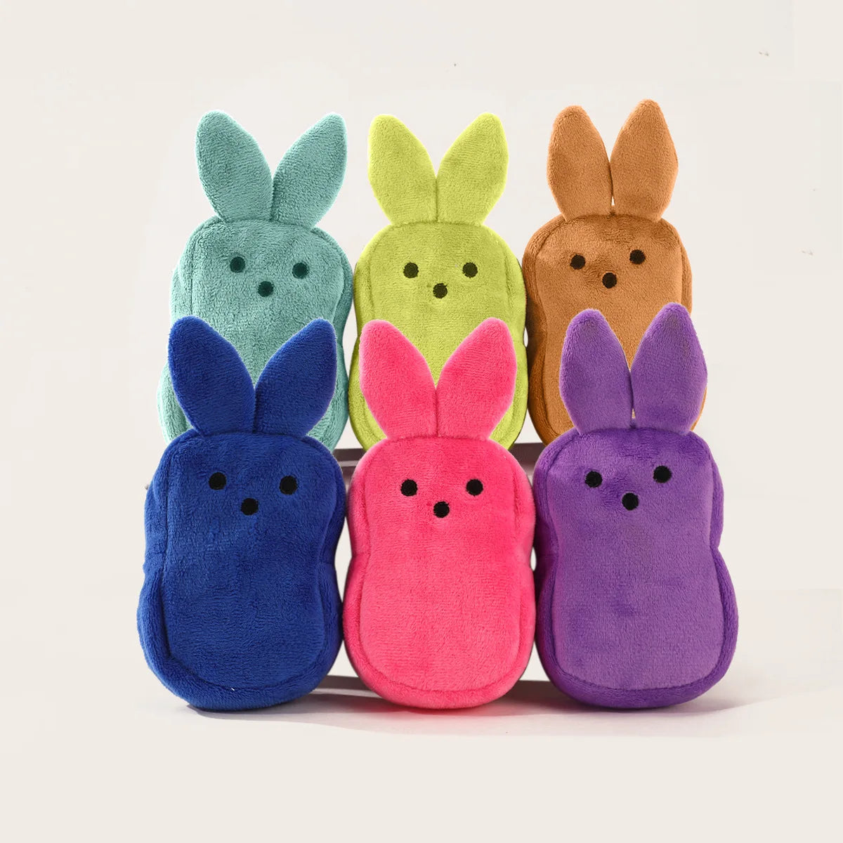 New Easter Kids Shape Coin Purse Cute Cartoon Soft Plush Doll Bunny Rabbit Candy Bag Easter Gifts