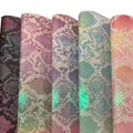 China King Lion Designer PU Amara Synthetic Leather Crocodile Pattern Glow Dark Waterproof Elastic Decorative Furniture Dress