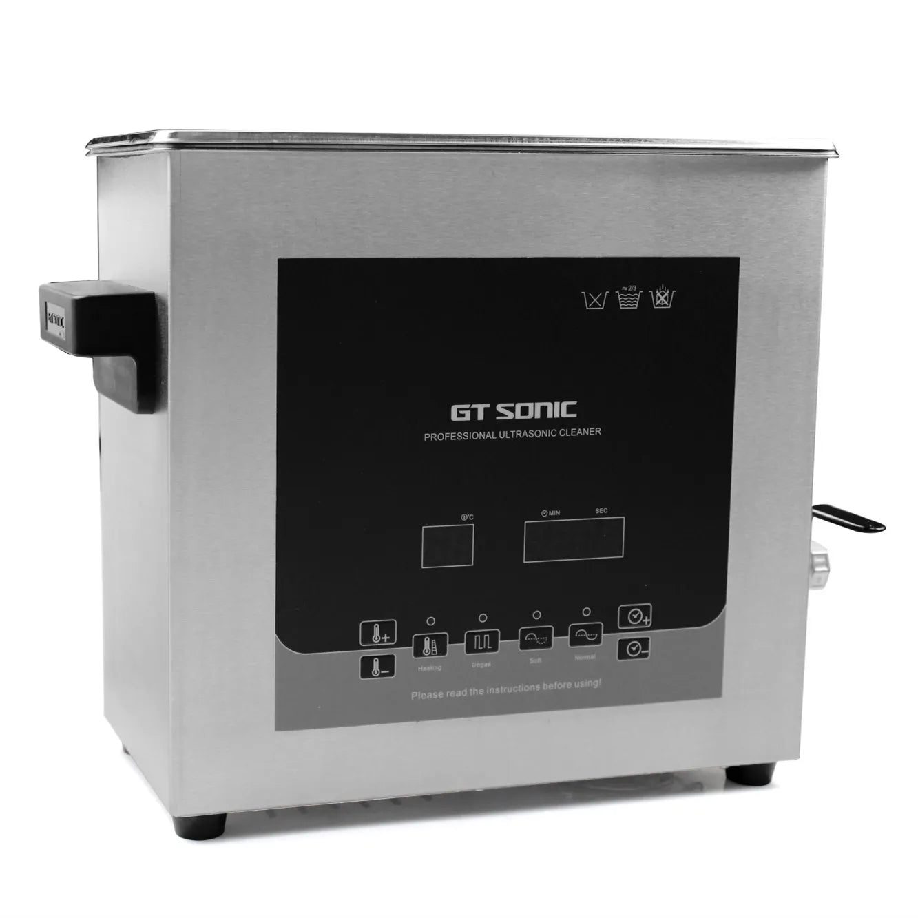 New GTSONIC 150W Electric Industrial Digital Ultrasound Cleaner 6L Heated Hot Water Cleaning for Dental Instruments