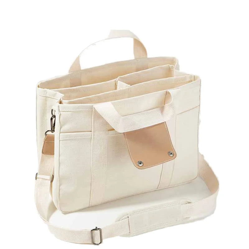 Customized Eco-Friendly Large Tote Bag Thick Cotton Canvas Letter Pattern Foldable Oversized Casual Shopping Bag