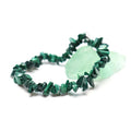 Natural Raw Chip Gemstone Malachite Beads Stretch Bracelets Crystal Quality for Women Man Jewelry