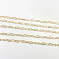Wholesale 14K Gold Plated Oval Shape Jewelry Chain