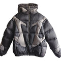 Custom Men Luminous Camo Print Hooded Jacket Waterproof Windproof Glow in the Dark Reflective Pocket Softshell Outdoor Apparel