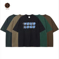 Customized 280gsm 100% Cotton Heavy Weight Oversized T Shirt for Men Drop Shoulder Cotton Plain Oversized Tshirt