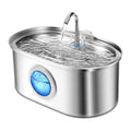Automatic 3.2L/108oz Eco-Friendly Cat Dog Water Fountain Stainless Steel Wireless Charging Cat Water Dispenser