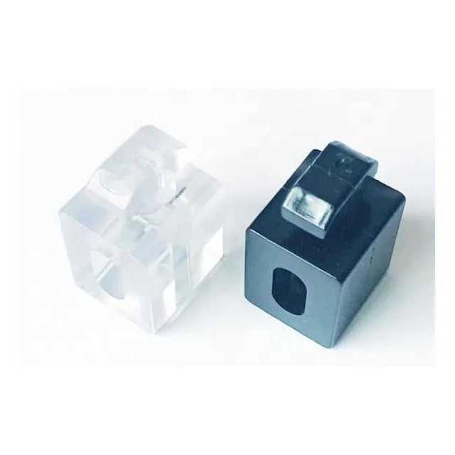 Uniblock Transparent or Black Panel Mounting Block 4545 for 10 Slot Aluminum Profile