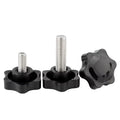 Round Thumb Head Stainless Steel Nylon Tip Screw Nylon Plastic Bolt Hand Thumb Screw M4 M5 M6