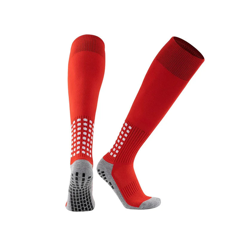 SOCCER Socks Crew Dot Pattern Knitted Winter Breathable Thick Sport Socks Comfortable