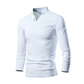 Spring Autumn Fashion Men New V Neck Long Sleeve Tee Top T Shirts