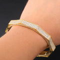 Simple and Fashionable Wristband Light Luxury Exquisite and High-end with a Sense of Temperament and Design Niche Bracelet